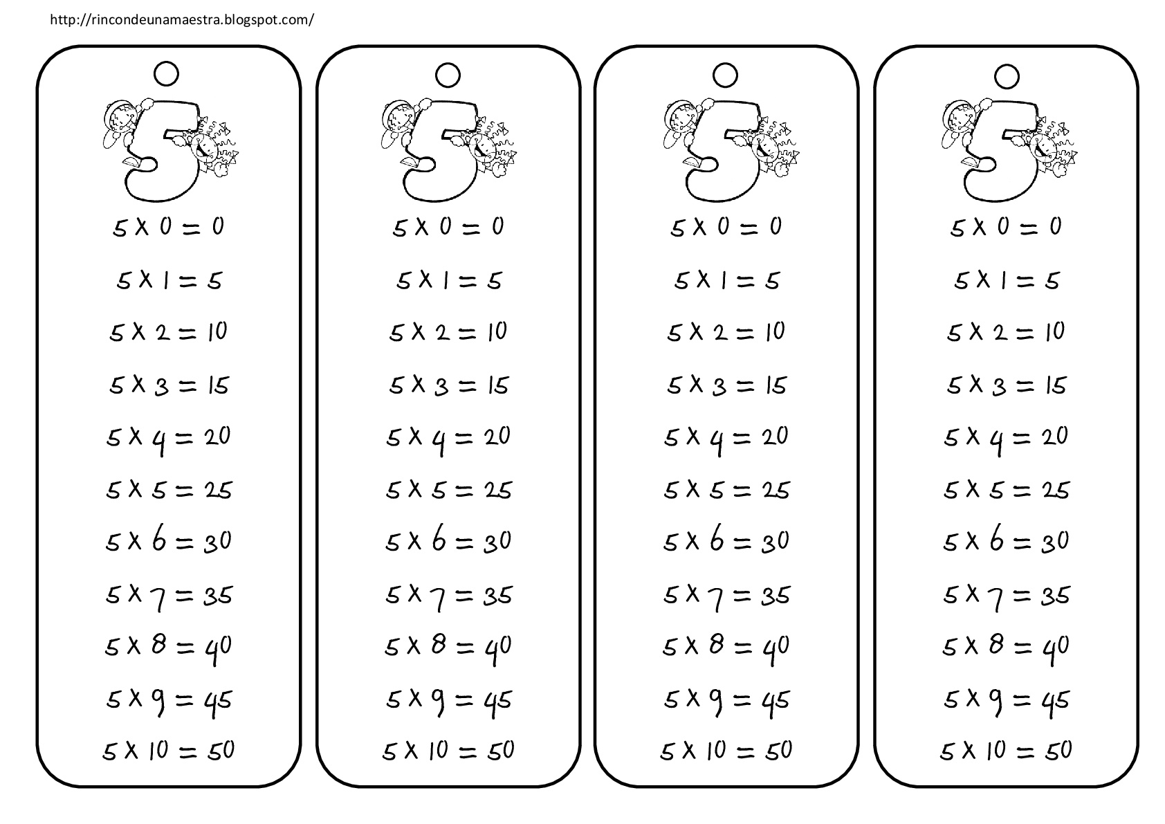 Cuadernillo De Las Tablas De Multiplicar Tablas De Multiplicar My Xxx