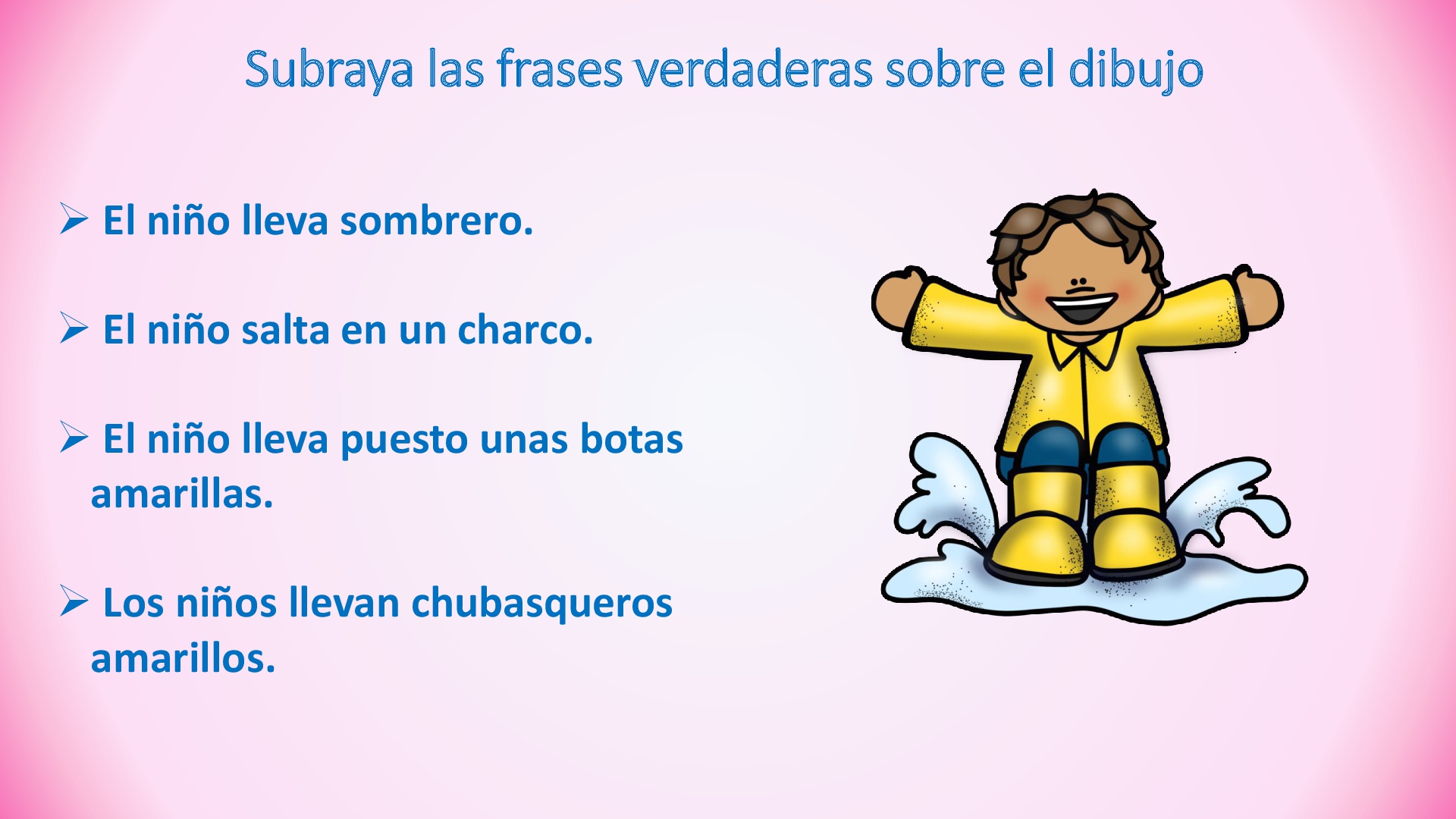 prensi³n Lectora con peque±as frases y dibujos divertidos ideal par primeros cursos de primaria 12