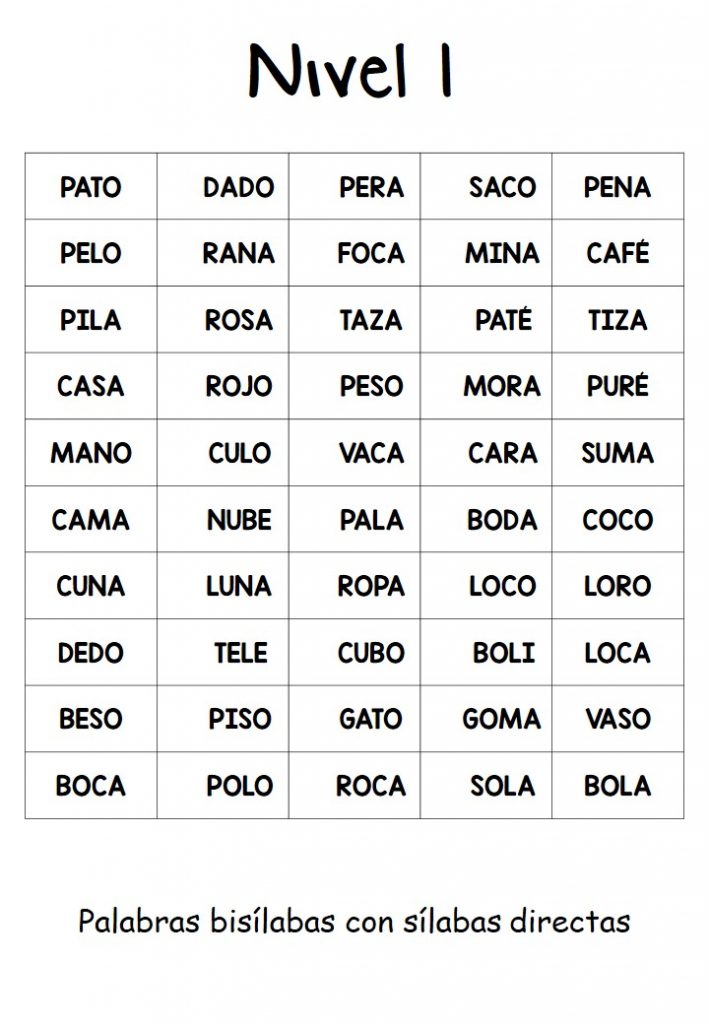 Cuadernillo de dictado de palabras 14 niveles de dificultad MAYÚSCULAS