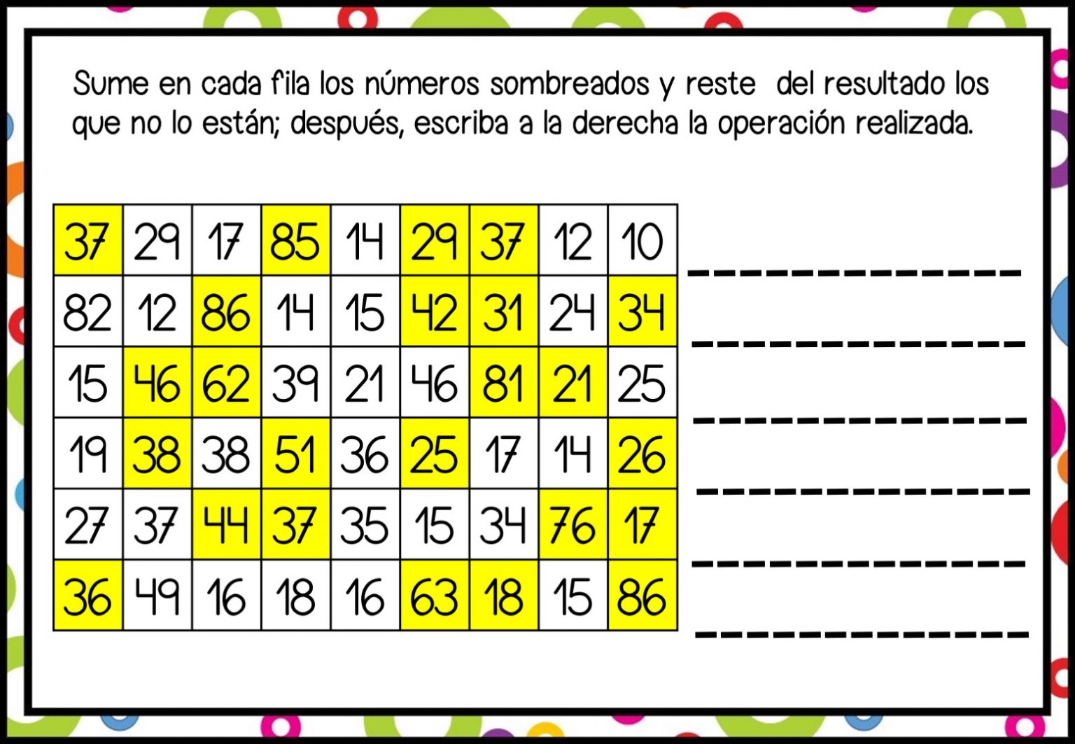 ESTIMULACIÓN COGNITIVA MEDIANTE OPERACIONES BÁSICAS