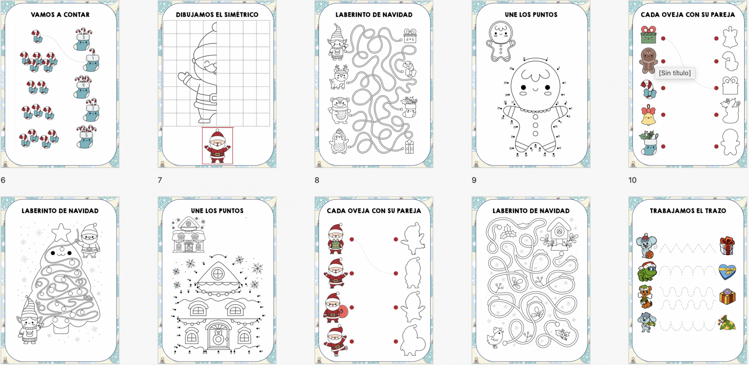 Especial Navidad Cuaderno De Atencion En Infantil Tdah Imagenes